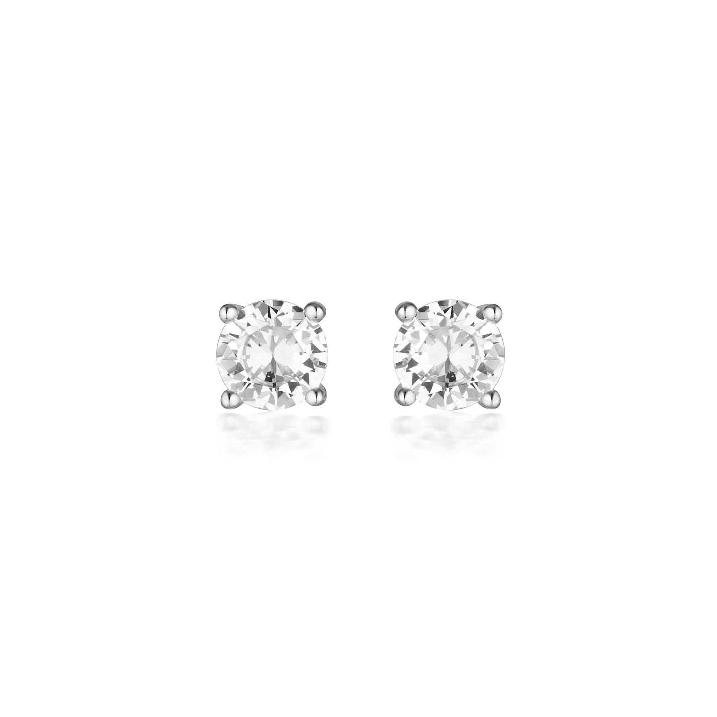 MOISSANITE STUDS 1TCW IN 9CT WHITE GOLD