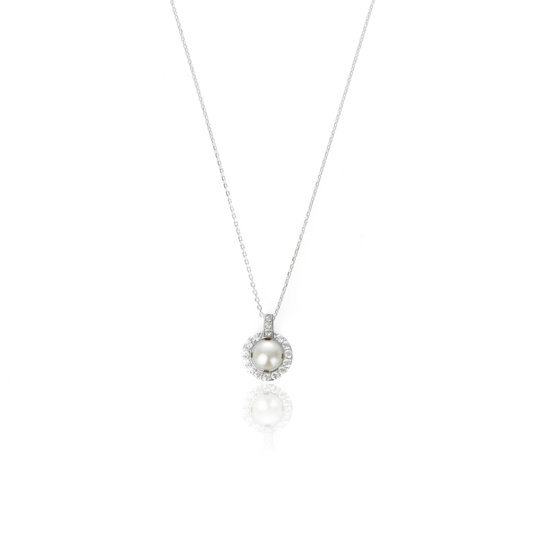 OCEANS TASMAN FRESHWATER PEARL PENDANT SILVER