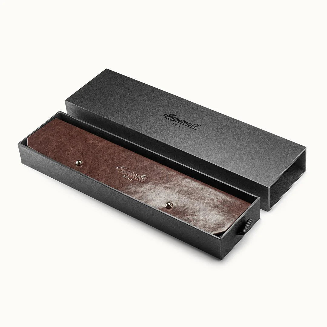 Ingersoll The Motion Automatic Black Leather Watch