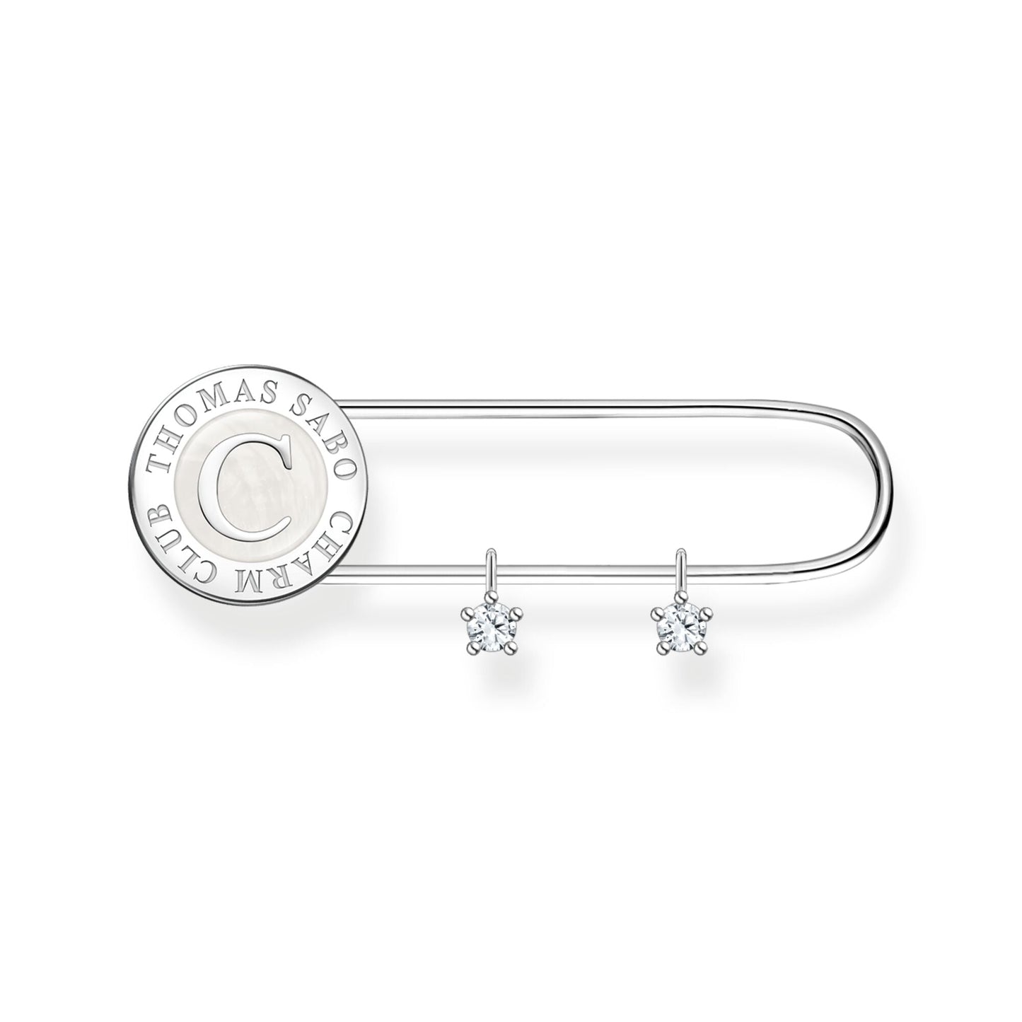 THOMAS SABO Brooch with White Stones