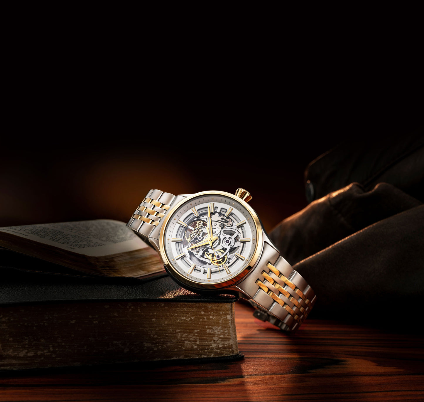Roamer Competence Skeleton III Two-Tone Watch