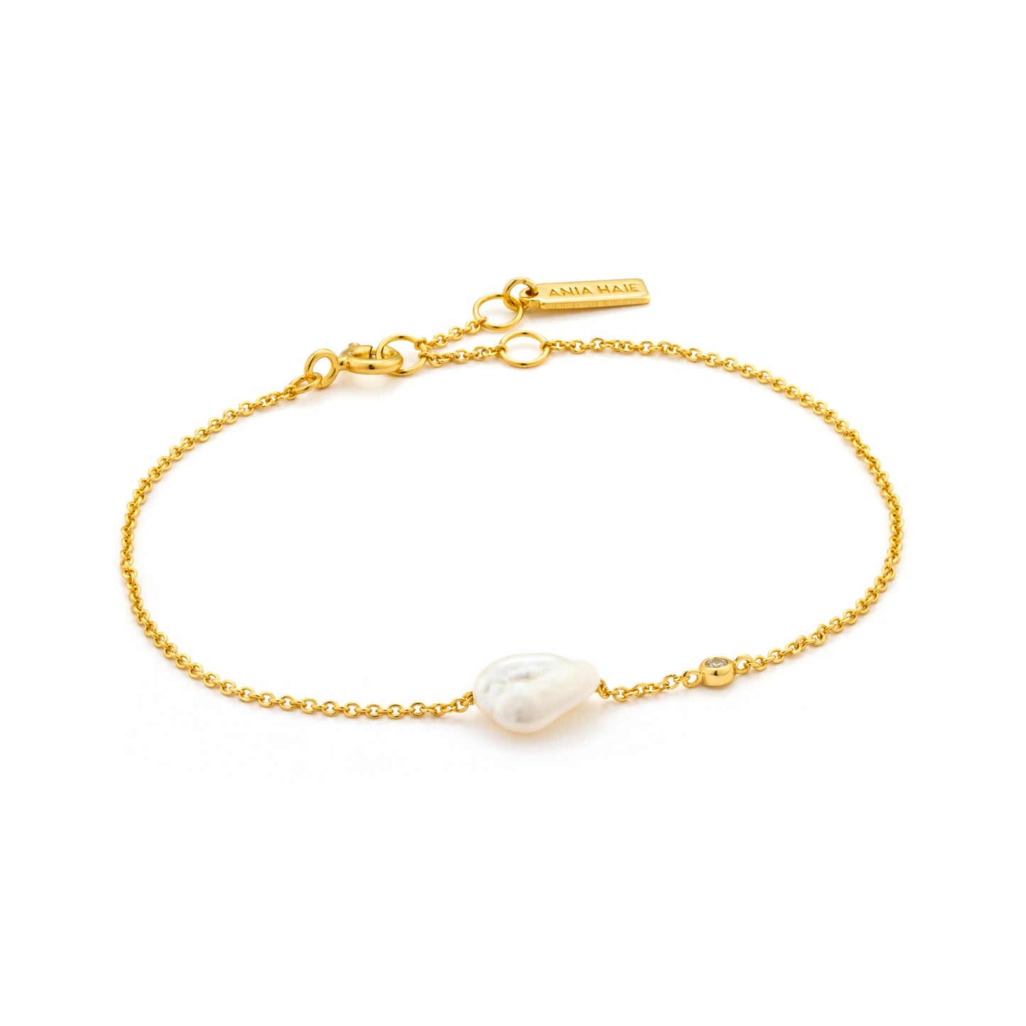 Ania Haie Pearl Bracelet Gold