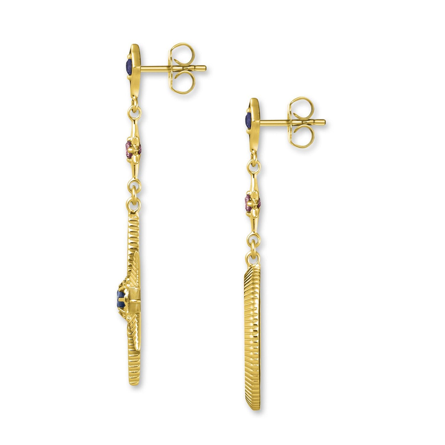 Thomas Sabo Royalty Star & Moon Earrings - Gold