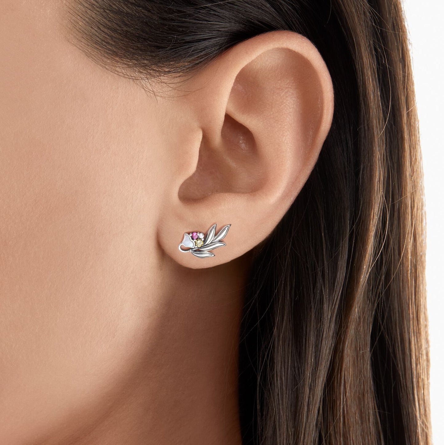 Thomas Sabo Ear Studs Flower Silver