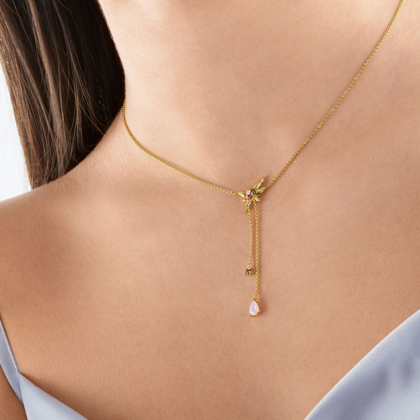 Thomas Sabo Necklace Flower Gold