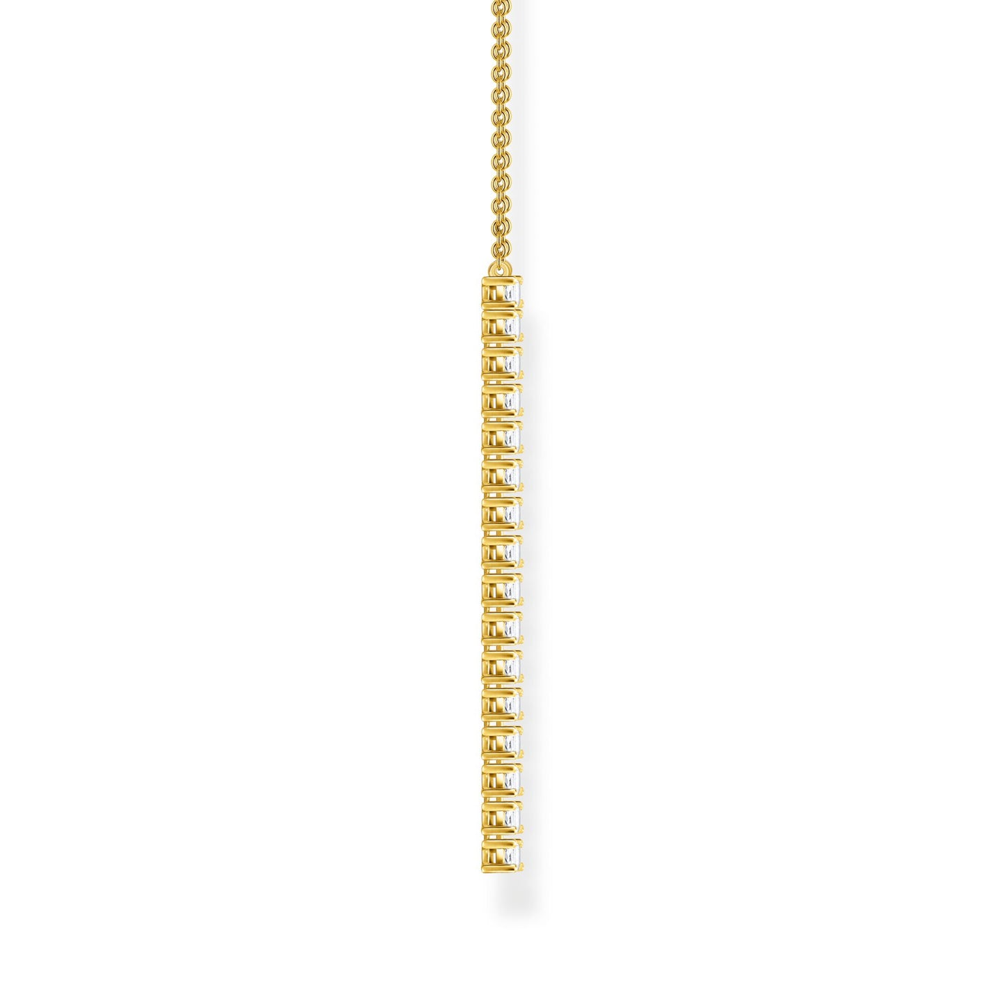 Thomas Sabo Necklace White Stones Gold