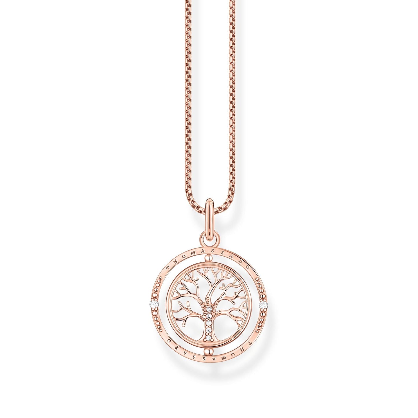 Thomas Sabo Necklace Tree of love rose gold