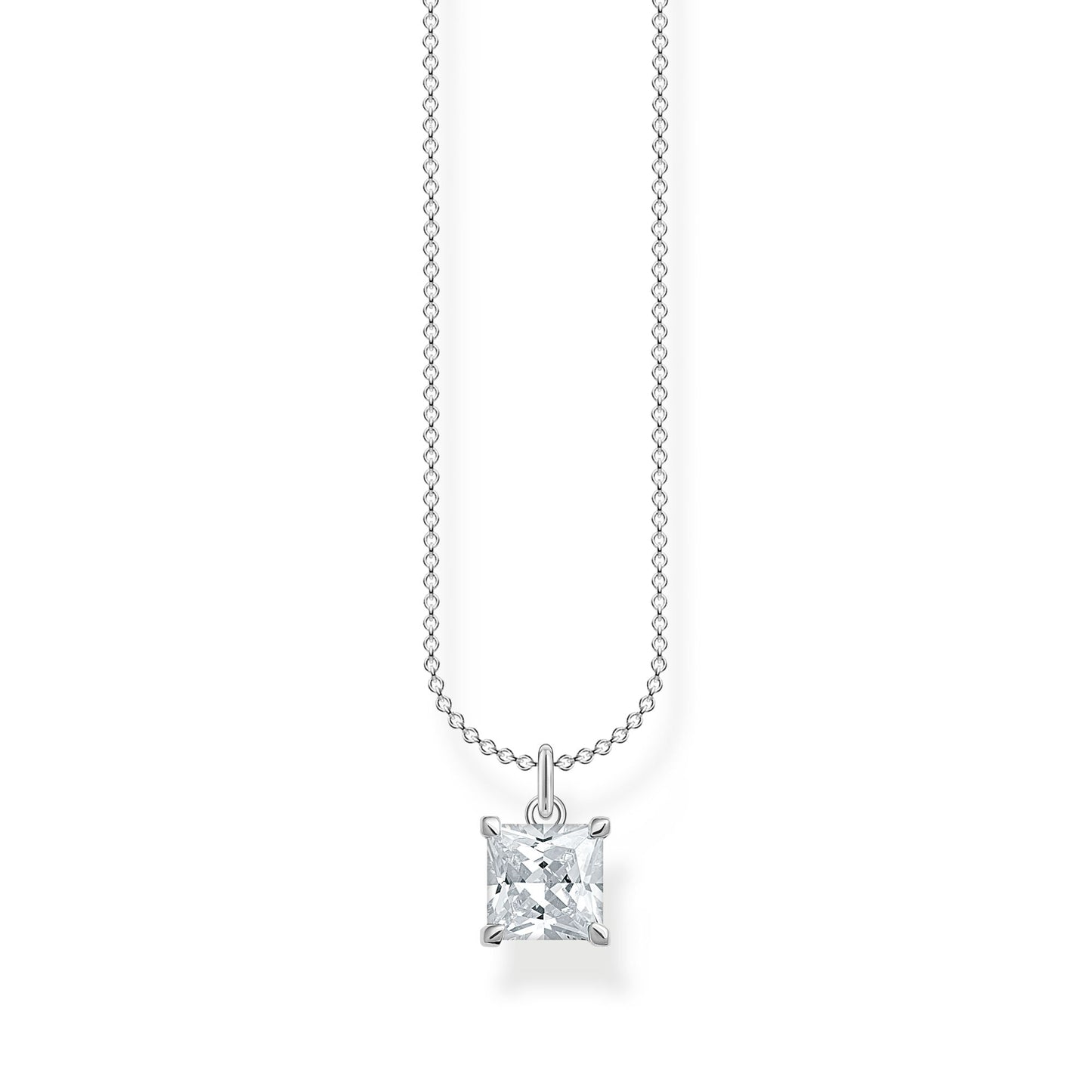 Thomas Sabo Necklace with white stones silver