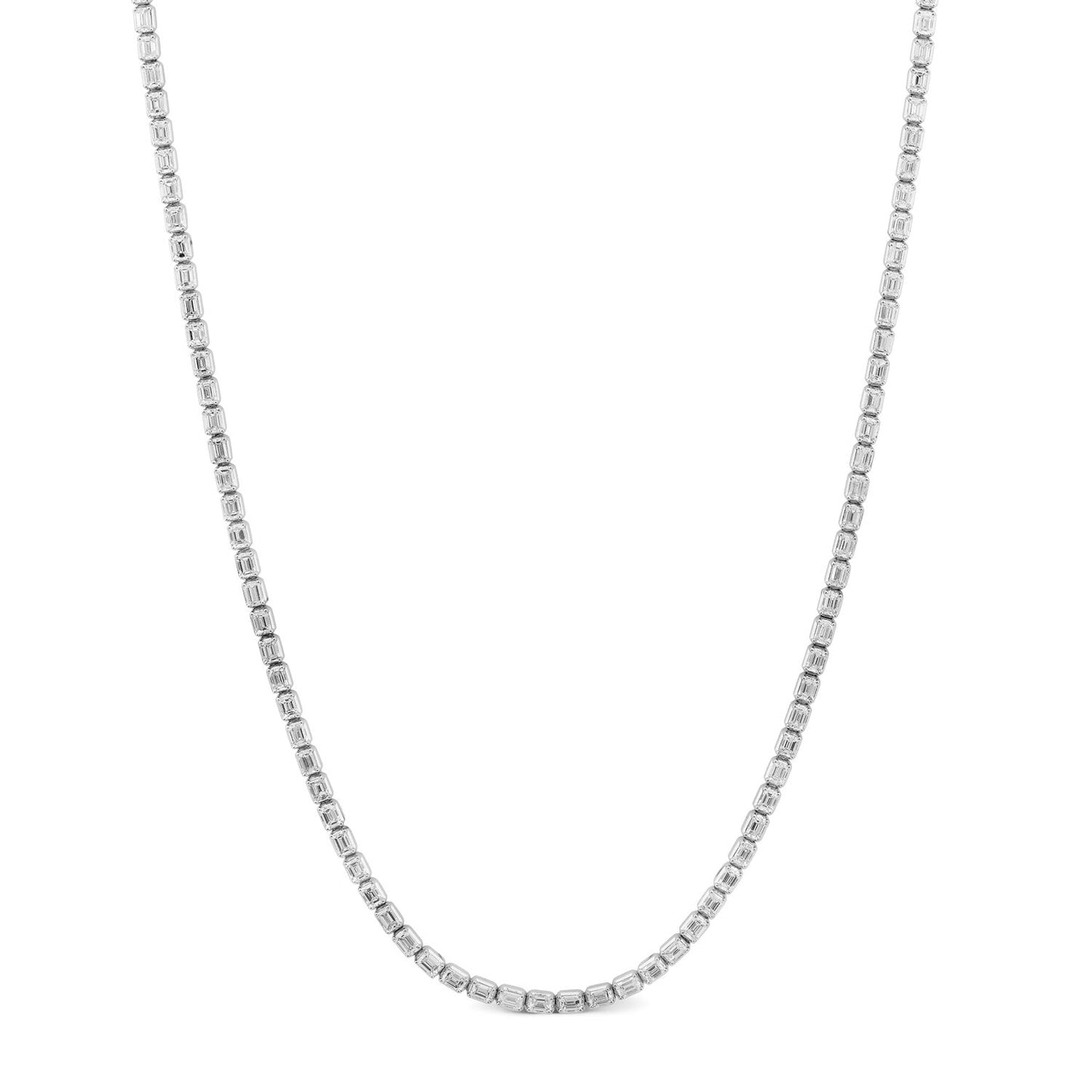 8.00ct Lab Grown Diamond Necklace in 18K White Gold