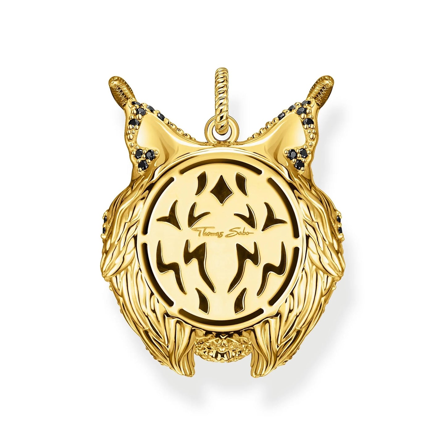 THOMAS SABO Lynx Head Gold Pendant