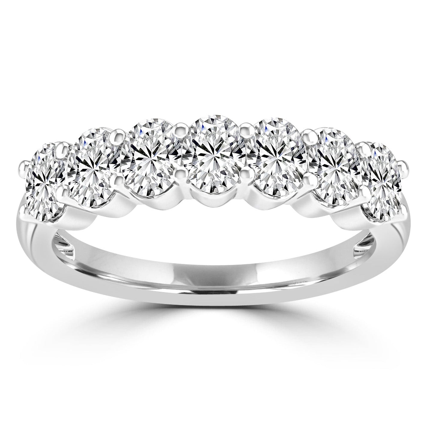 Diamond Fashion Ring with 1.26ct Diamonds in 18K White Gold