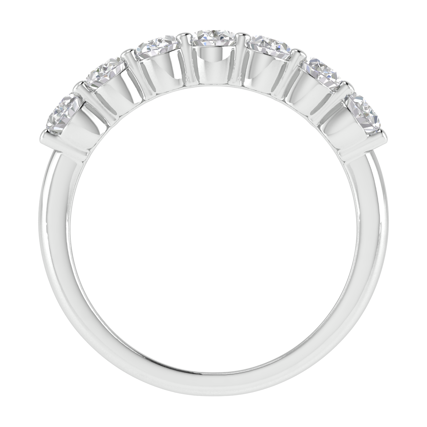Diamond Fashion Ring with 1.26ct Diamonds in 18K White Gold