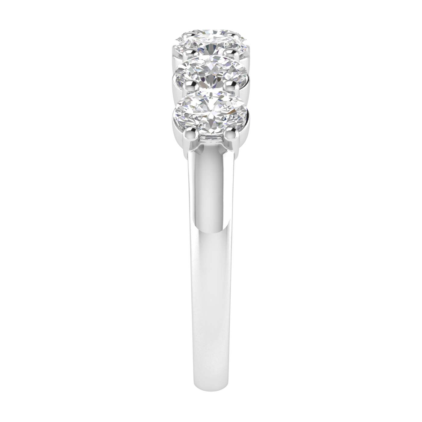 Diamond Fashion Ring with 1.26ct Diamonds in 18K White Gold