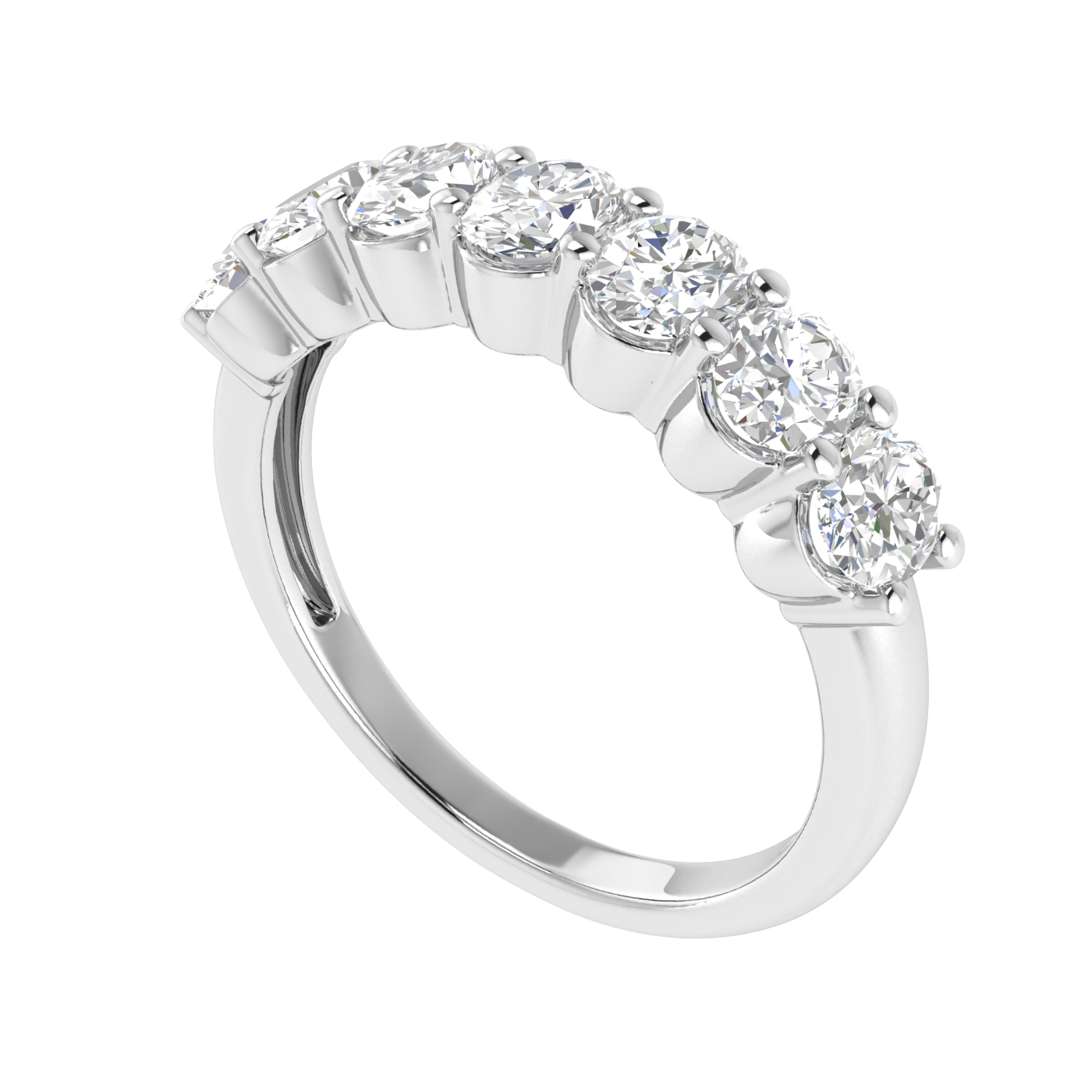 Diamond Fashion Ring with 1.26ct Diamonds in 18K White Gold