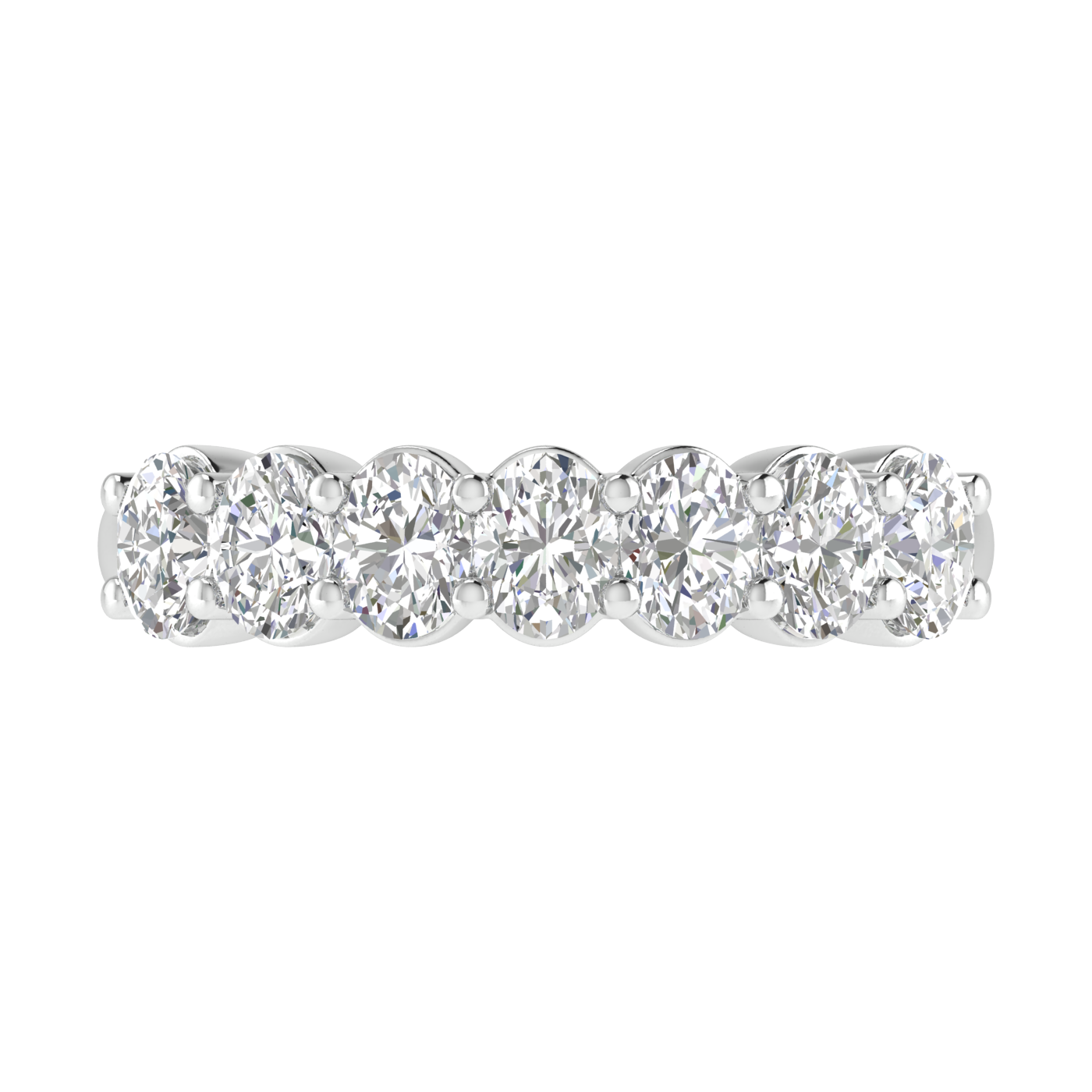 Diamond Fashion Ring with 1.26ct Diamonds in 18K White Gold
