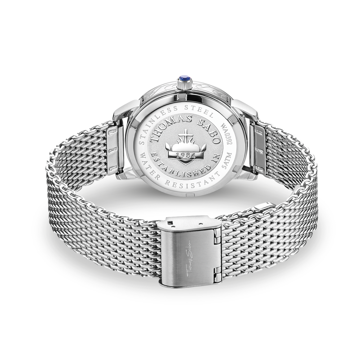 THOMAS SABO Ocean Vibes Watch with white stones two-tone