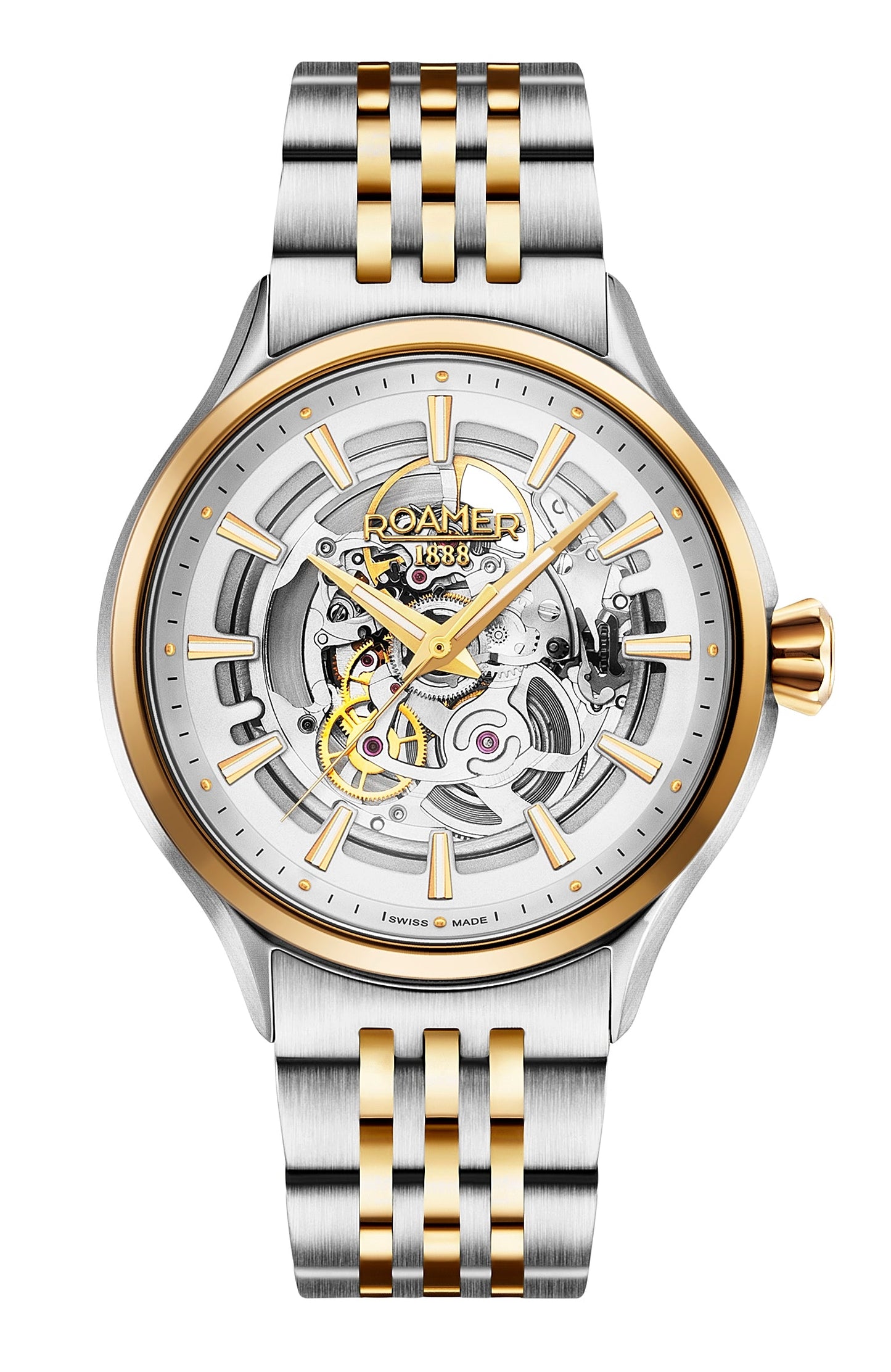 Roamer Competence Skeleton III Two-Tone Watch