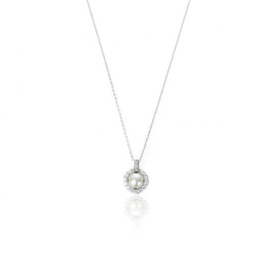 OCEANS TASMAN FRESHWATER PEARL PENDANT SILVER