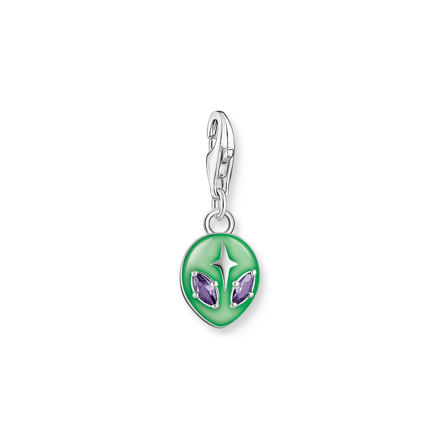 THOMAS SABO Dark Green Alien Charm Pendant