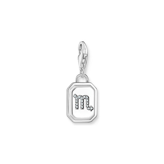 THOMAS SABO Charm Pendant Scorpio Zodiac Sign Silver