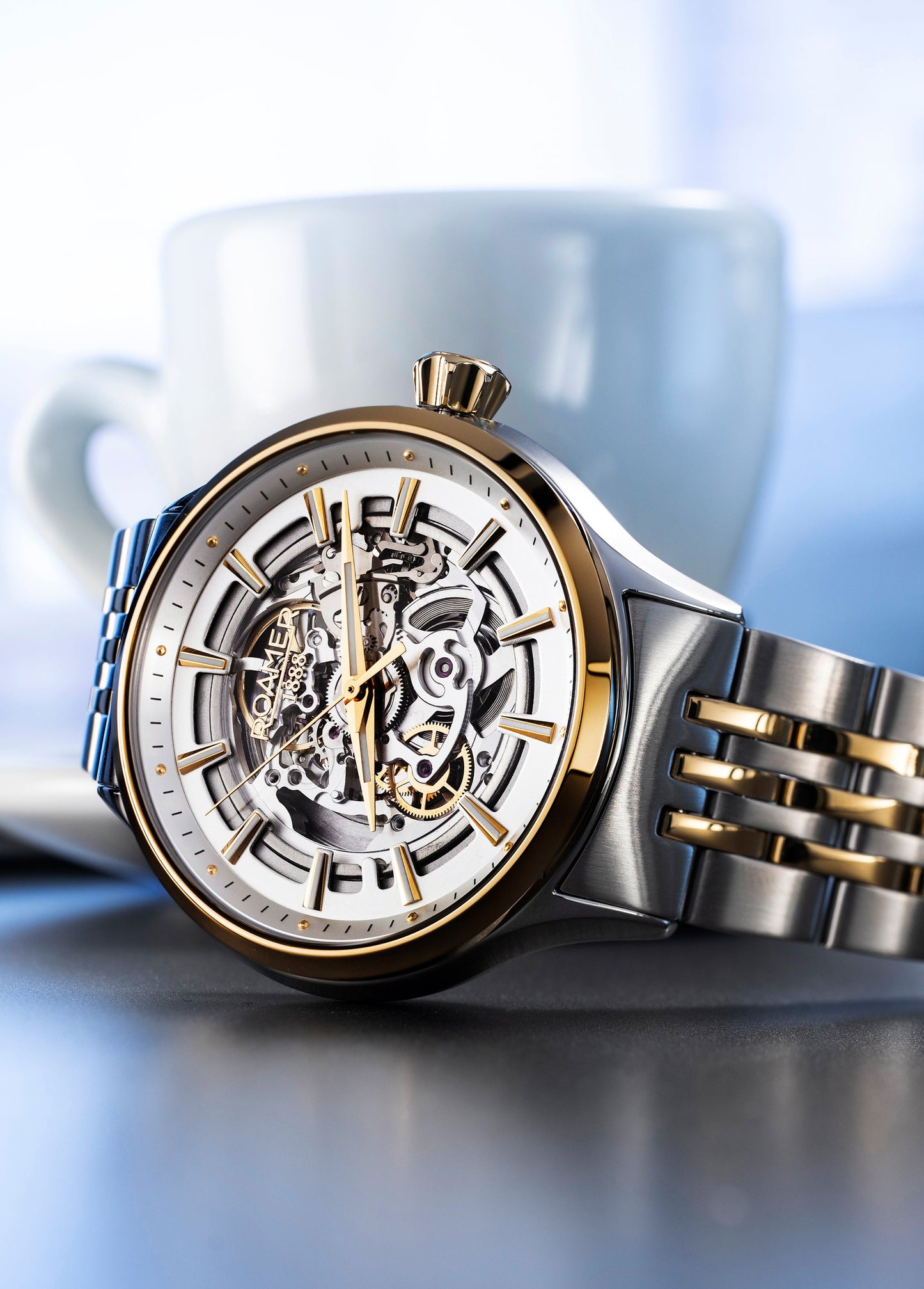 Roamer Competence Skeleton III Two-Tone Watch