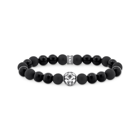 THOMAS SABO Beads Bracelet Made from Obsidian