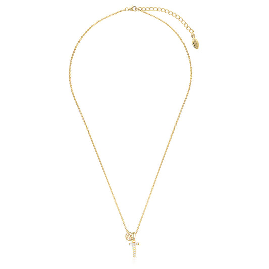 LUXURY LETTERS T INITIAL PENDANT GOLD