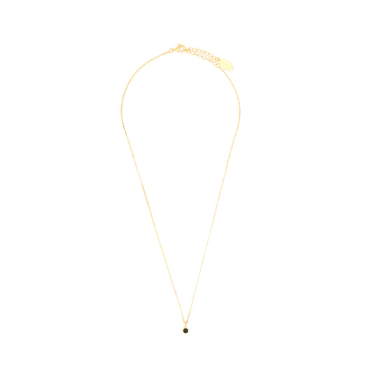 NATURAL SAPPHIRE AND DIAMOND SEPTEMBER PENDANT GOLD