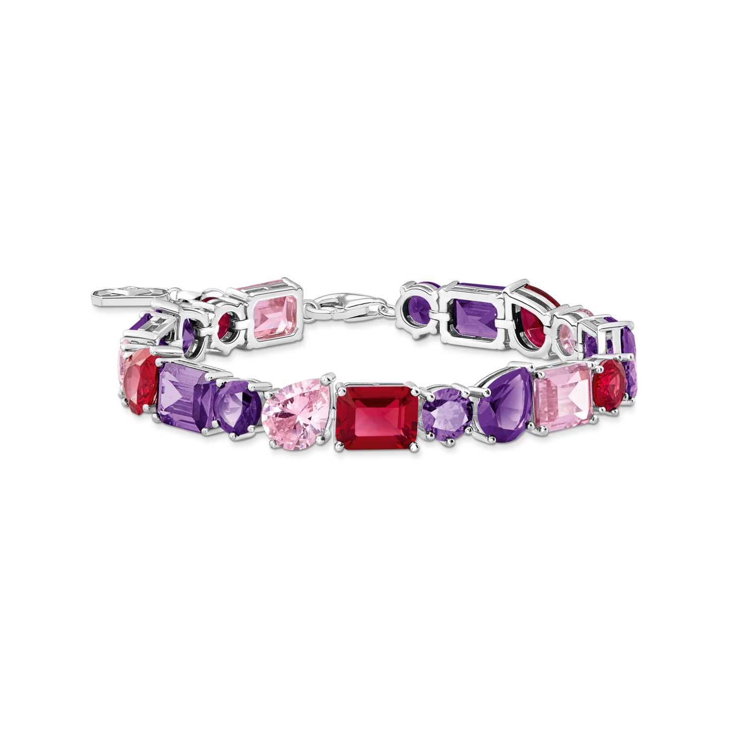 THOMAS SABO Heritage Glam Tennis Bracelet with Colourful Stones