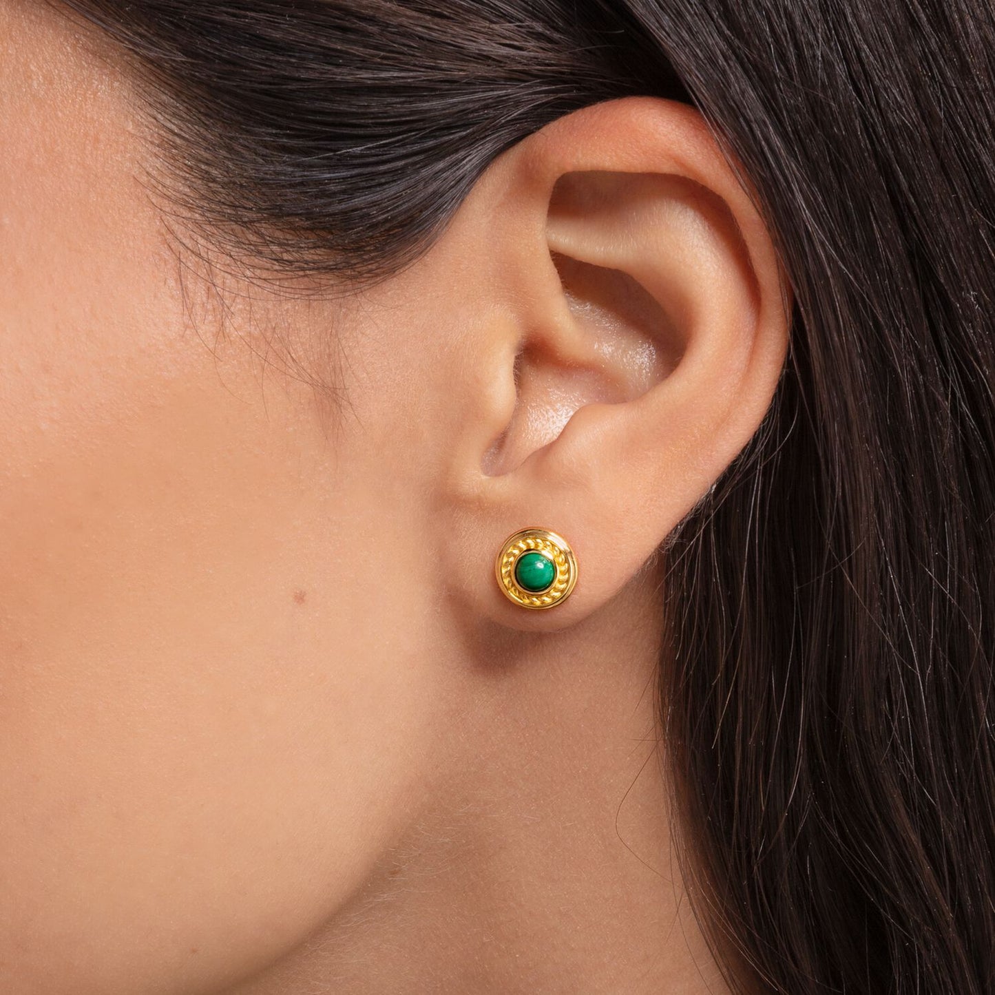 Thomas Sabo Ear Studs Green Stone