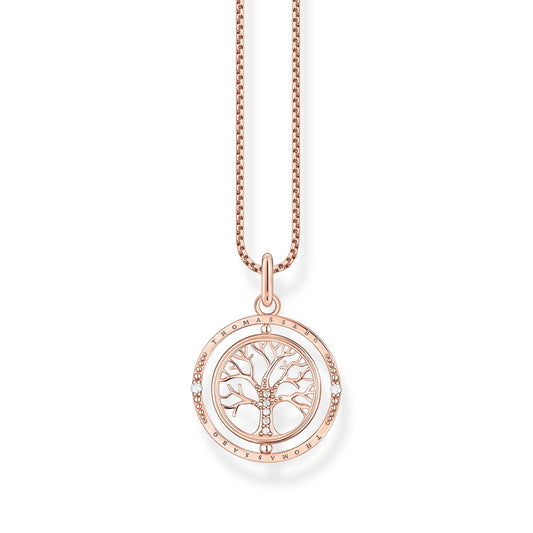 Thomas Sabo Necklace Tree of love rose gold