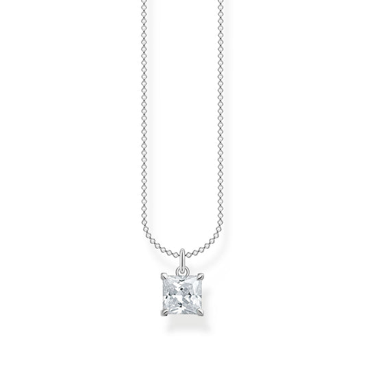 Thomas Sabo Necklace with white stones silver