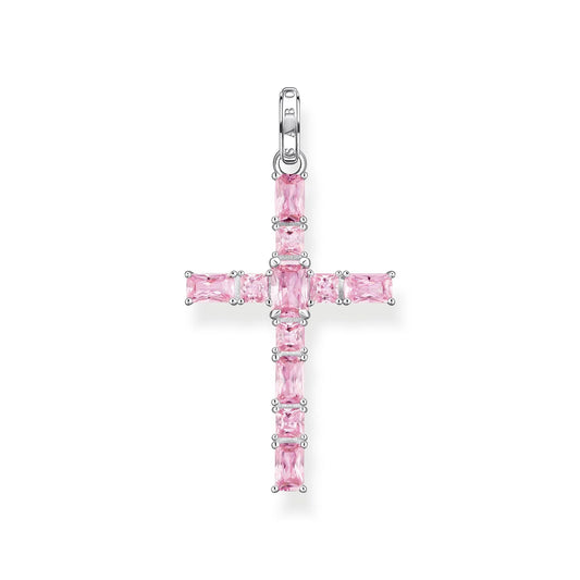 THOMAS SABO Heritage Pink Cross Pendant