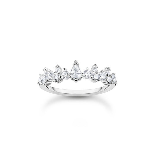 THOMAS SABO Ring ice crystals silver