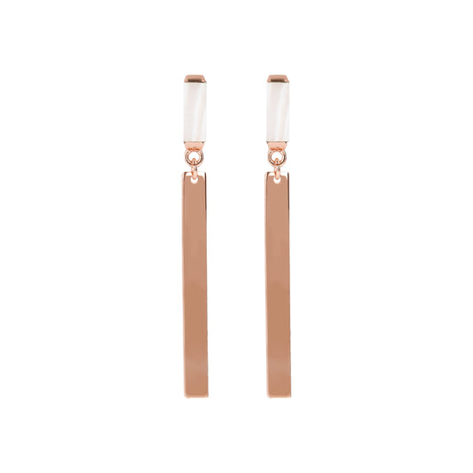 Bronzallure Natural Stones Pendant Earrings